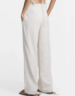 Dion Lee Macrame Pant in Ivory Size XS / AU 6 for rent on The Volte - image 4