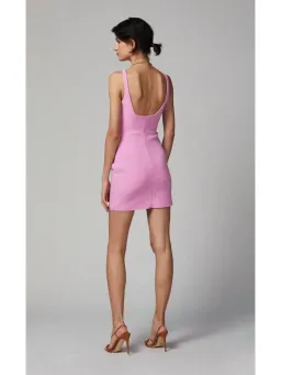 Bec & Bridge Joelle Mini Dress Pink Size AU 6 for rent on The Volte - image 4