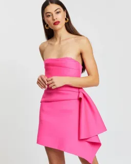 Eliya The Label Liana Dress Pink Size 8  for rent on The Volte - image 2