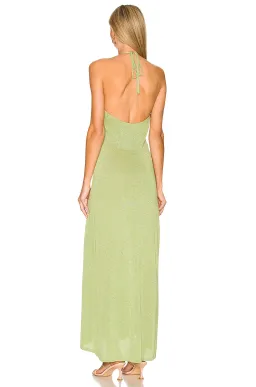 Bec & Bridge Indya Knit Maxi Dress Pistachio Green Size 6 for rent on The Volte - image 3