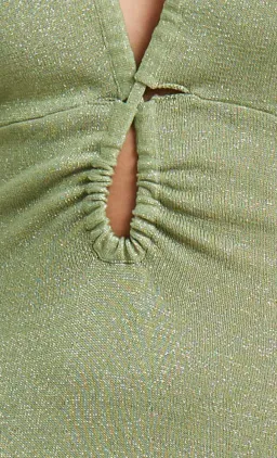 Bec & Bridge Indya Knit Maxi Dress Pistachio Green Size 6 for rent on The Volte - image 4