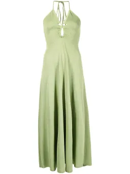 Bec & Bridge Indya Knit Maxi Dress Pistachio Green Size 6 for rent on The Volte - image 5