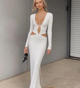 Arcina Ori Aston Dress Ivory Size S/Au 8  for rent on The Volte - image 7