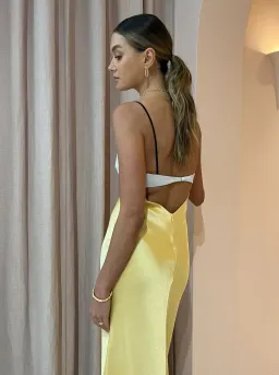 Bec & Bridge Nadia Bustier Maxi Dress Yellow Size 8 / S for rent on The Volte - image 5