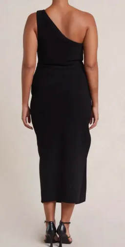 Bec & Bridge Be Mine Asym Midi Dress Black Size L / Au 12 for rent on The Volte - image 2