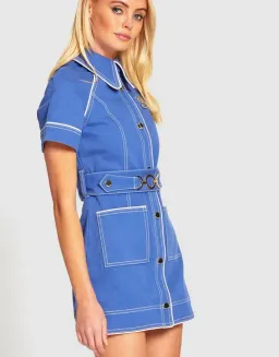 Alice McCall Saturdays Mini Dress in Blue Size 10 for rent on The Volte - image 3