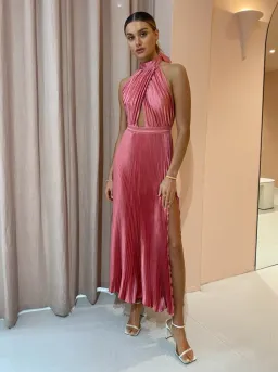 L'idee Renaissance Split Gown Pink Size AU 8 for rent on The Volte - image 1