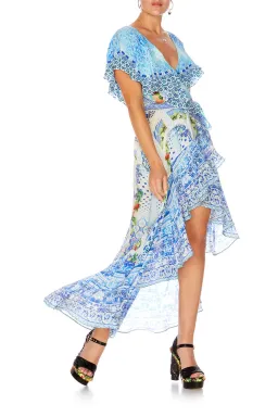 Camilla Frill Sleeve Long Dress A Night To Remember Size 8  for rent on The Volte - image 2