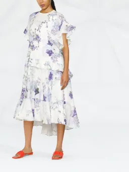 Zimmermann Rhythmic Floral Print Dress Size 2/Au 12 for rent on The Volte - image 2