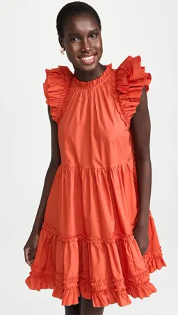 Ulla Johnson Joan Ruffle Dress Size US 8/AU 12 for rent on The Volte - image 6