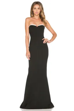 Elle Zeitoune O'Keefe Gown Black/White Size 10 for rent on The Volte - image 1