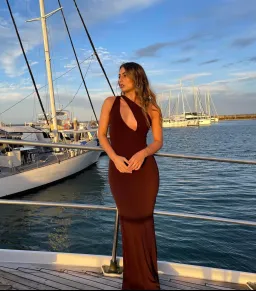 Arcina Ori Jada Dress Brown Size S / Au 8 for rent on The Volte - image 1