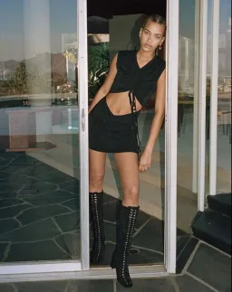 With Jean Roxy Mini Dress Black Size XS / Au 6 for rent on The Volte - image 1