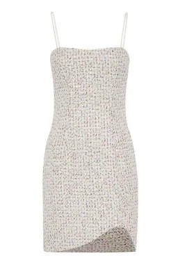 By Johnny Zoe Tweed Mini Shift Dress Metallic Size 8 for rent on The Volte - image 4