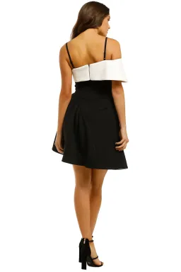 Elliatt Mila Dress Black/White Size M/10 for rent on The Volte - image 3