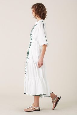 Tigerlily Villaya Linen Maxi Dress Size 8 for rent on The Volte - image 2