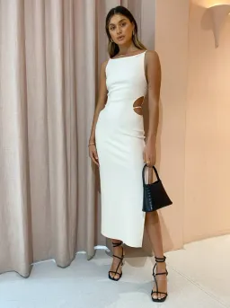 Bec & Bridge Cammi Dress in Vanilla Size 6 for rent on The Volte - image 1