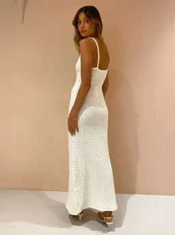 Bec & Bridge Effie White Knit Dress White Size 6 for rent on The Volte - image 4