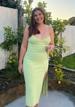 Bec & Bridge Apple Clover Midi Dress Green Size 12 for rent on The Volte - image 3