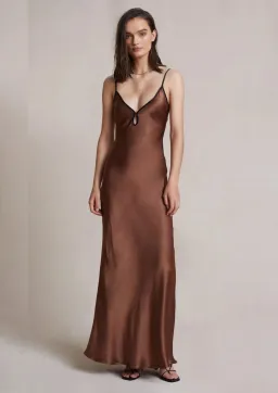 Bec & Bridge Cedar City Maxi Dress Brown Size 8 for rent on The Volte - image 2