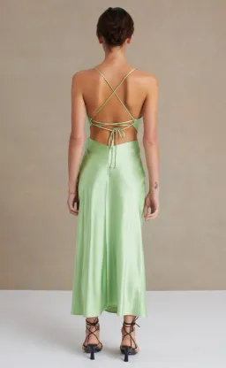 Bec & Bridge Raquel Dress Apple Green Size 8 for rent on The Volte - image 3