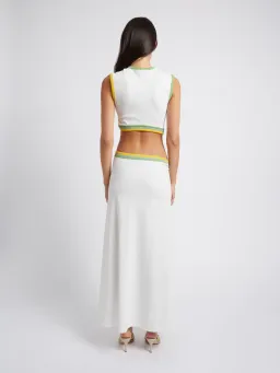 Christopher Esber Cutout Torso Dress  Multi Paisley Size 12 for rent on The Volte - image 2