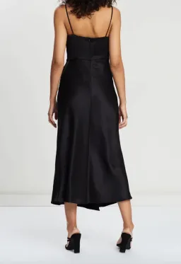 Bec & Bridge Gabrielle V Neck Dress Black Size 10  for rent on The Volte - image 2