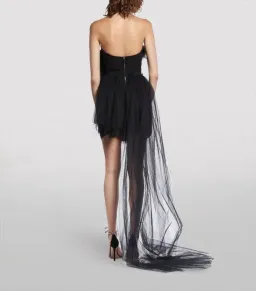 Maticevski Evermore Tulle Dress Black Size 8 for rent on The Volte - image 2