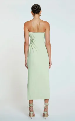 By Johnny Selena Strapless Dress Green Size 8 / S for rent on The Volte - image 4