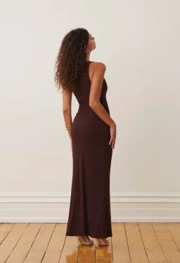 Arcina Ori Jada Dress Cocoa Brown Size 6  for rent on The Volte - image 2