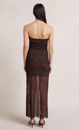 Bec & Bridge Checkmate Strapless Maxi Dress Print Size 12 for rent on The Volte - image 3