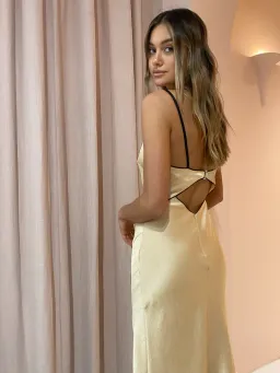 Bec & Bridge Hazel Dress Hazel Maxi Dress in Wheat Size 8 / S for rent on The Volte - image 3