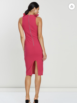 By Johnny V-neck bow shoulder dress size 10 for rent on The Volte - image 2