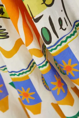 Alemais Soleil Linen Sun Dress Print Size 6 for rent on The Volte - image 5