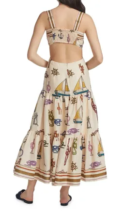 Alemais Ships Ahoy’ Sun Dress Multi Size 6 for rent on The Volte - image 6
