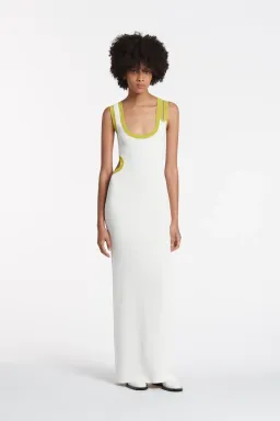 Sir The Label Evalina Cut Out Dress In Citrus Size 1/Au 8 for rent on The Volte - image 4
