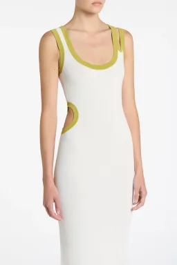 Sir The Label Evalina Cut Out Dress In Citrus Size 1/Au 8 for rent on The Volte - image 2