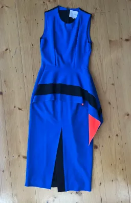 Roksanda Blue Peplum Dress Blue Size AU 8 for rent on The Volte - image 2