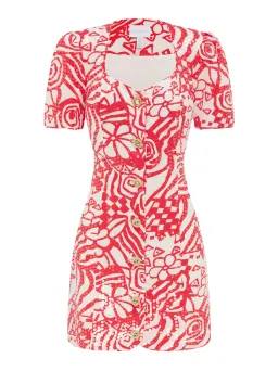 Alice McCall Salsa Daisy Daze Mini Dress Red Size 8 /AU 12 for rent on The Volte - image 7