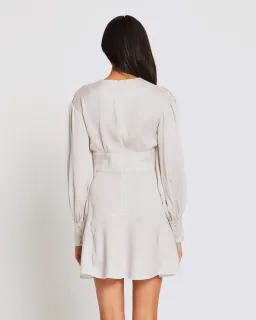 Alice McCall Stone Mexicola Mini Dress Grey Size AU 12 for rent on The Volte - image 3