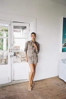 Significant Other Isabelle Dress Brown Size 8 for rent on The Volte - image 4