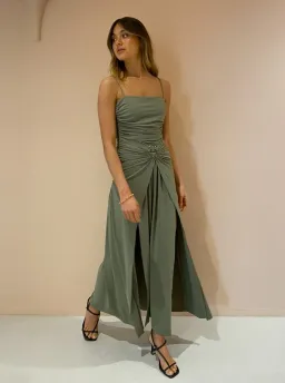 Bec & Bridge Vixen Maxi Dress Green Size 8 / S for rent on The Volte - image 5