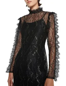 Sass & Bide Another Night Mini Dress Black Size AU 12  for rent on The Volte - image 5