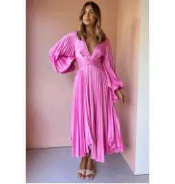 Acler Palms Dress in Confetti Pink Size AU 10 for rent on The Volte - image 1