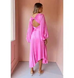 Acler Palms Dress in Confetti Pink Size AU 10 for rent on The Volte - image 2