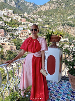 Aje Entwined Dress Red Size 8 for rent on The Volte - image 2