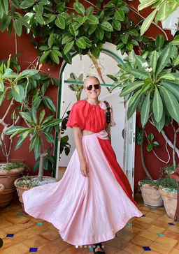 Aje Entwined Dress Red Size 8 for rent on The Volte - image 1