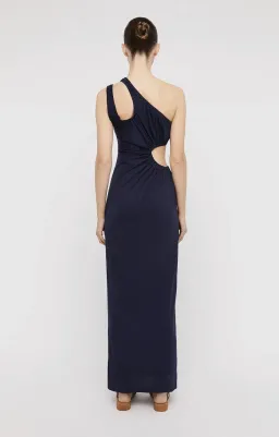 Scanlan Theodore Mercerised Cotton Dress Navy Size 10 for rent on The Volte - image 2