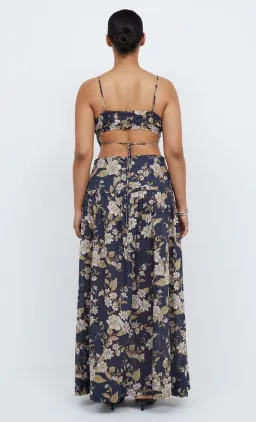 Bec & Bridge Opaline Floral Crop Top and Maxi Skirt Set in Opaline Floral Size 6 / XS for rent on The Volte - image 3