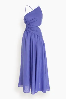 Zimmermann Tropicana Asymmetric Dress Electric Blue Size 3 / Au 14 for rent on The Volte - image 5